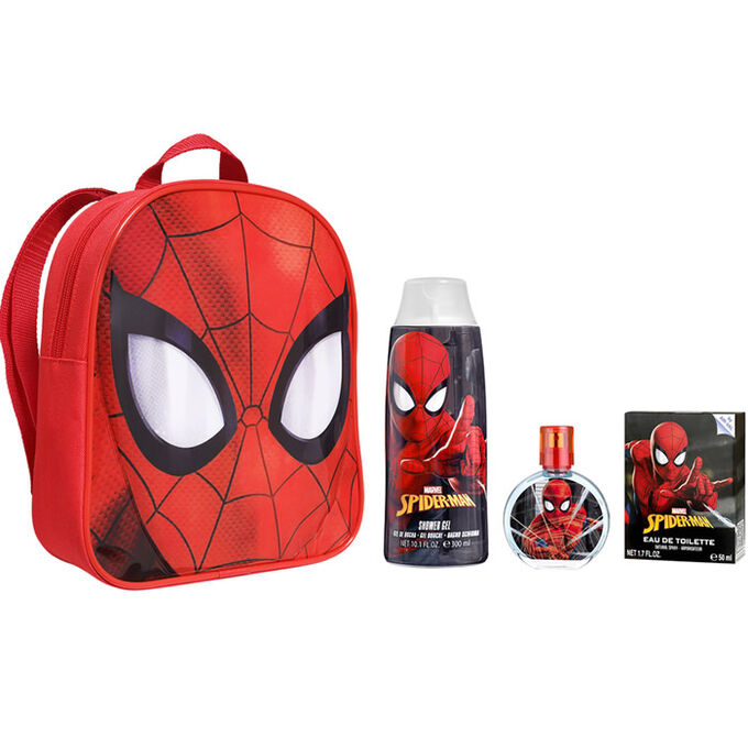 Spider-man Set Backpack + EDT 100 ml + Shower Gel 300 ml